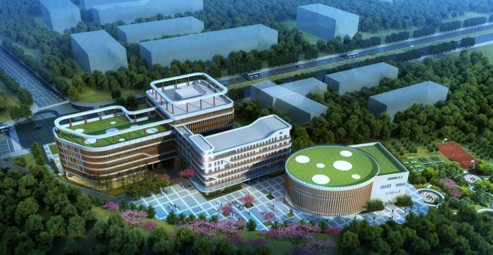 2.1庆阳市老年大学建设项目鸟瞰图。。。。。。张方园 摄700.png