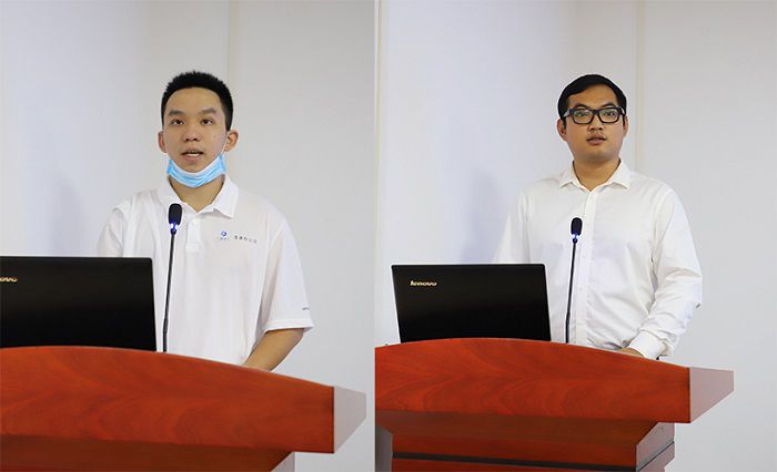 老员工代表讲话。。。。。李立云 摄4.JPG